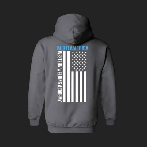 Charcoal WWA Flag Hoodie