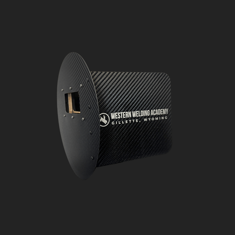 Carbon Fiber Outlaw Leather Pancake (Western Welding Academy Edition)