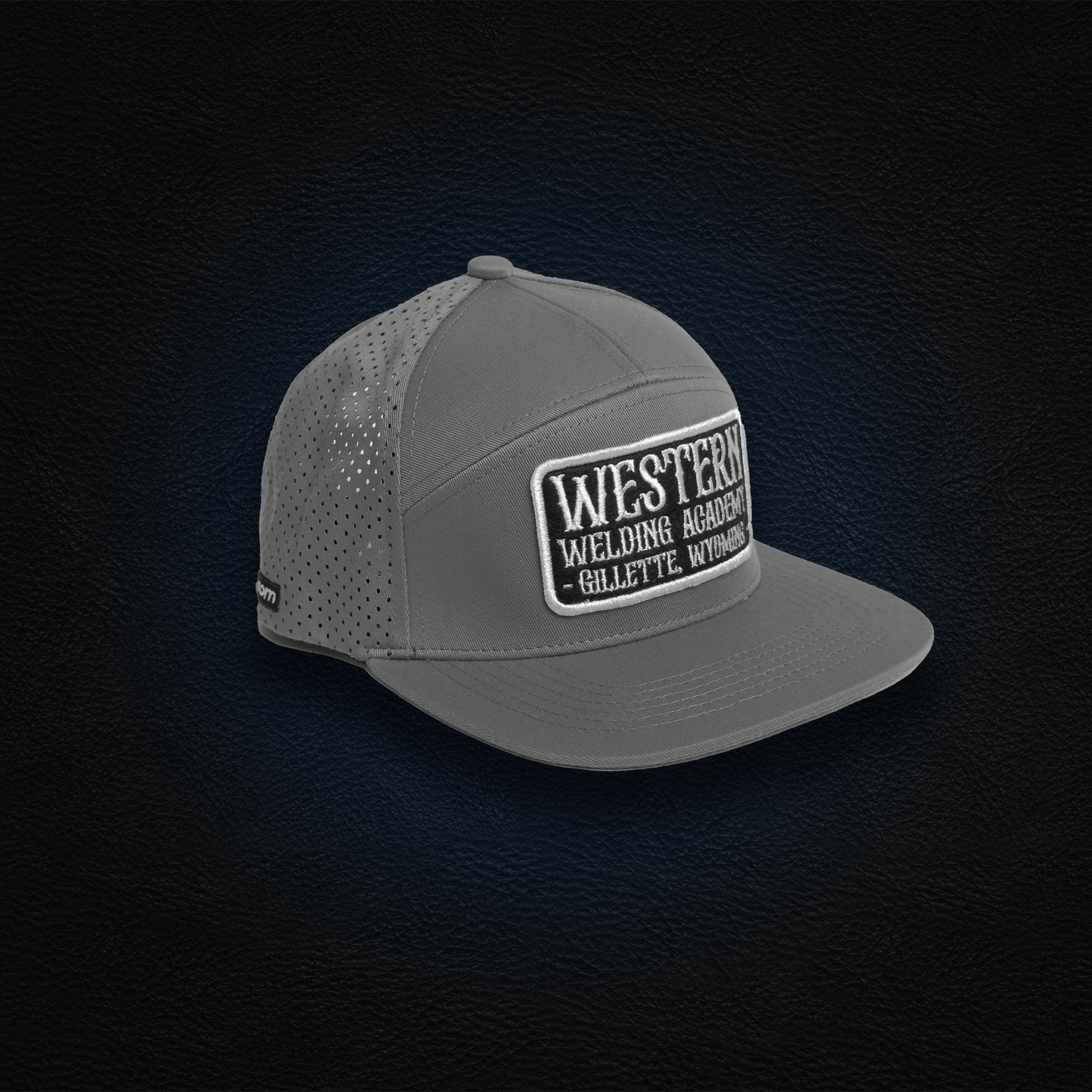 
                  
                    NEW Gray WWA 7 Panel Hat with Square Patch
                  
                