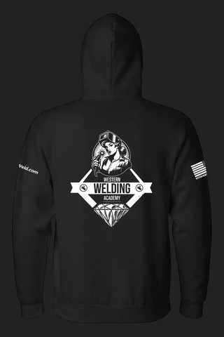 Black WWA Hoodie Welder