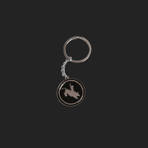Small Western Welding Academy Metal Logo Keychain