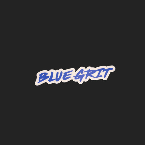 "Blue Grit" Sticker